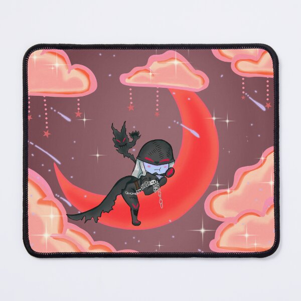 Item preview, Chibi dark angel sleeping in clouds designed and sold by Regi's Art.