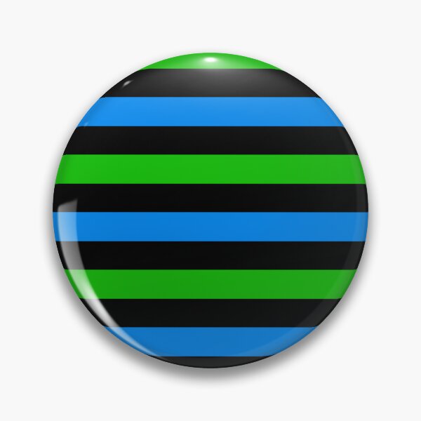 Item preview, Blue and Green Stripes Design Black  designed and sold by PatternTitan.