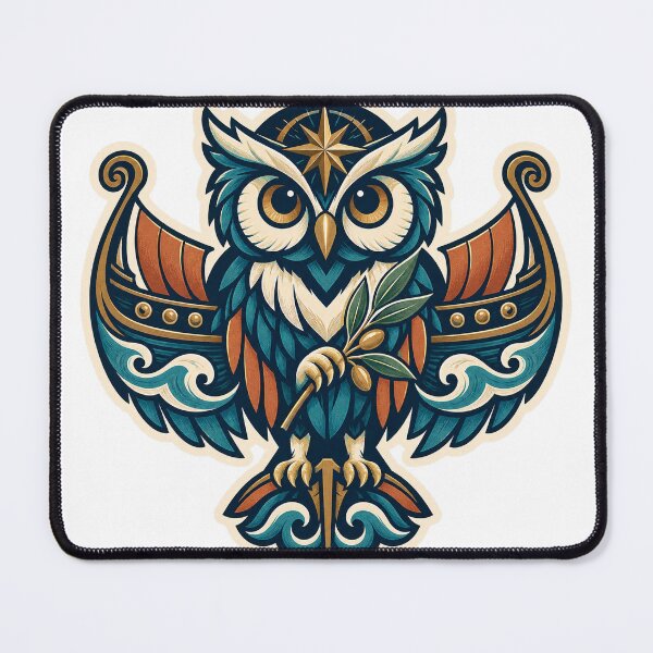 Item preview, Athena’s Owl-Ship designed and sold by DreamPixAtelier.