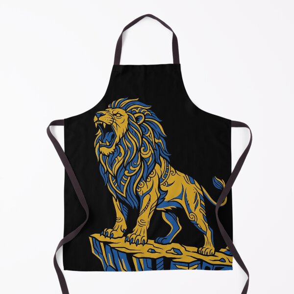Item preview, Ukrainian Roaring Lion Galician Pride Blue Yellow Power designed and sold by KreonaTime.