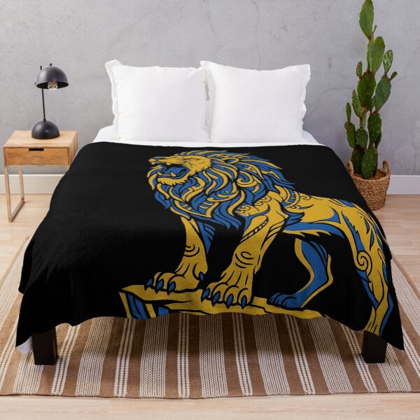 Item preview, Ukrainian Roaring Lion Galician Pride Blue Yellow Power designed and sold by KreonaTime.