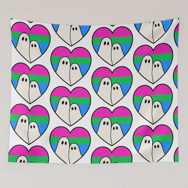 Item preview, Polysexual Ghost Love– Halloween LGBTQ Pride designed and sold by Cannaxes Studio.