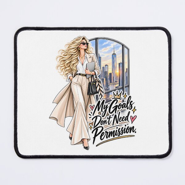 Item preview, My Goals Don’t Need Permission – Ambitious women’s t-shirt designed and sold by J-Impression.