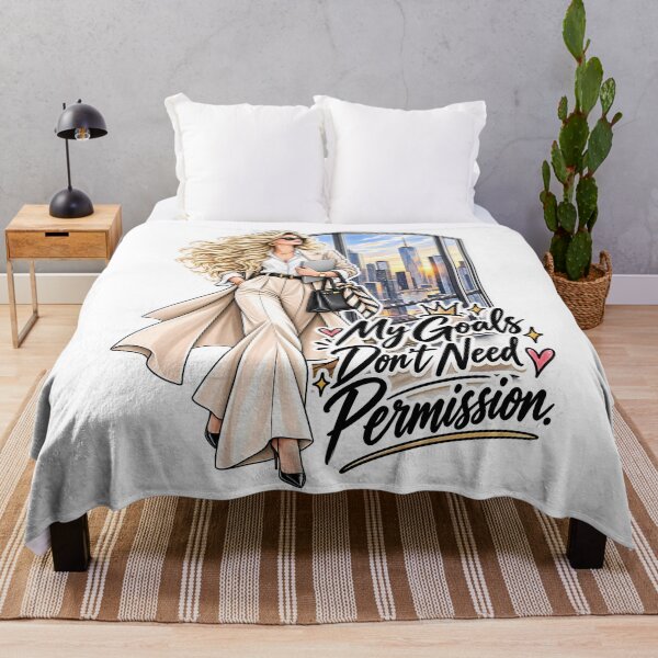 Item preview, My Goals Don’t Need Permission – Ambitious women’s t-shirt designed and sold by J-Impression.
