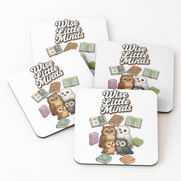 Item preview, Wise Little Minds – Cute Owl & 7 Books Cottagecore Design designed and sold by Cartoon art with a purpose ❤️ Supporting Althea’s friends .