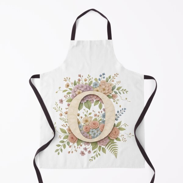 Item preview, Cream Letter O Floral Monogram designed and sold by ITCHAWAWAA.