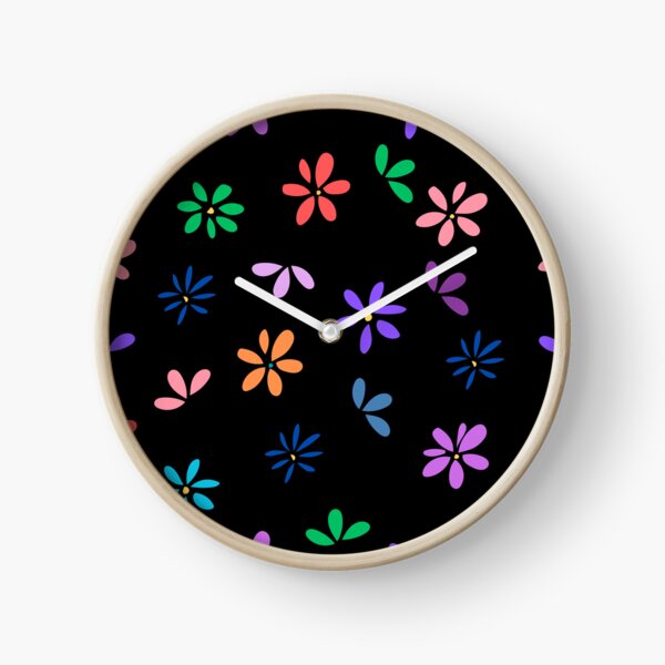 Item preview, Colorful Floral Pattern with Minimalist Flowers | Modern Abstract Flower Design designed and sold by NUSUSDREAM.