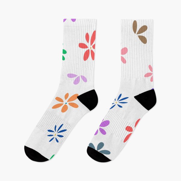 Item preview, Colorful Floral Pattern with Minimalist Flowers | Modern Abstract Flower Design designed and sold by NUSUSDREAM.