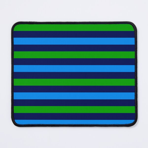 Item preview, Blue and Green Stripes Design Navy Blue designed and sold by PatternTitan.