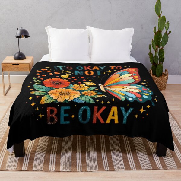 Item preview, It's Ok to not be Ok butterfly designed and sold by HiPatti.