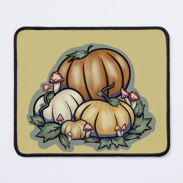 Item preview, Autumn Pumpkins And Mushrooms designed and sold by ShaeRaindrop.