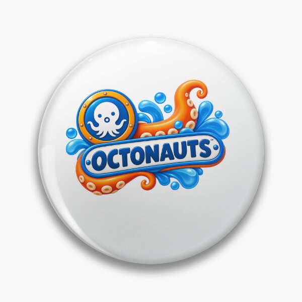 Item preview, Creative Octonauts Logo PNG – 3D Ocean Badge with Octopus Design designed and sold by Naresh-pinjani.