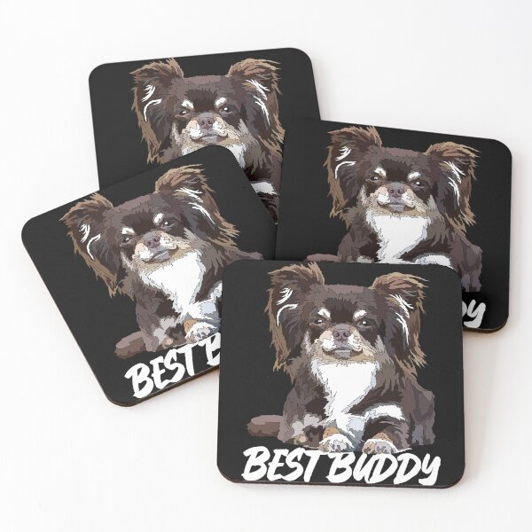 Item preview, Brown Long Haired Best Buddy Chihuahua  designed and sold by Just-Arts-4U.