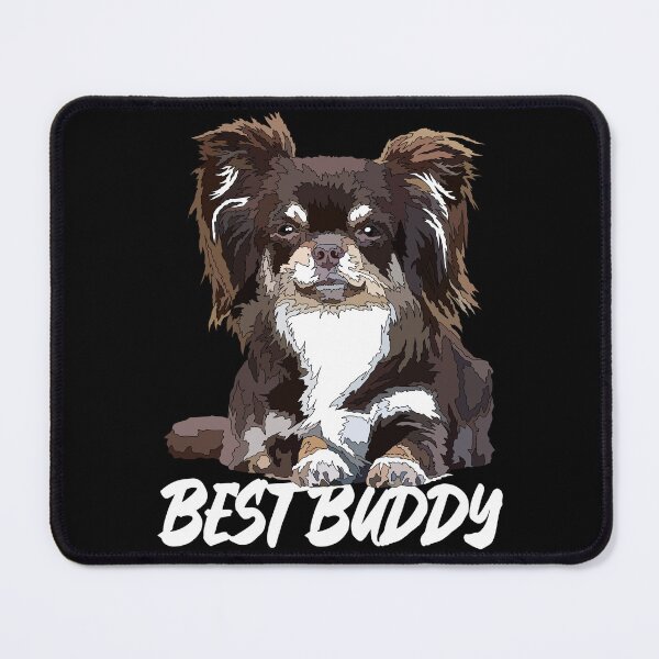 Item preview, Brown Long Haired Best Buddy Chihuahua designed and sold by Just-Arts-4U.