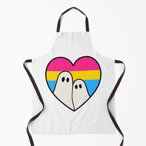 Item preview, Pansexual Ghost Couple – Halloween LGBTQ heart designed and sold by Cannaxes Studio.