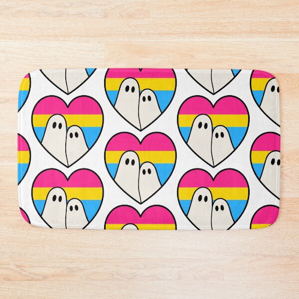 Item preview, Pansexual Ghost Couple – Halloween LGBTQ heart designed and sold by Cannaxes Studio.