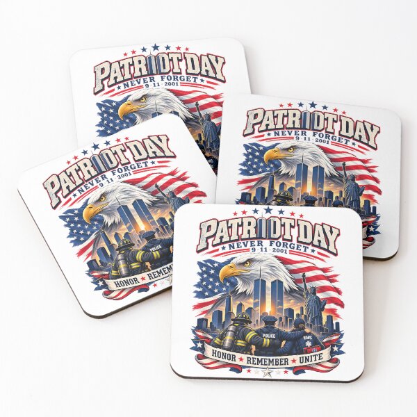 Item preview, Patriot Day Never Forget 9/11 2001 First Responders American Eagle Memorial Shirt designed and sold by Cellara91.