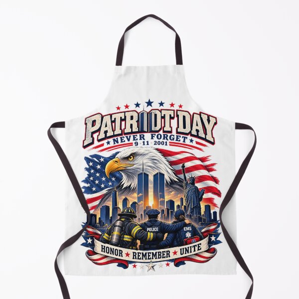 Item preview, Patriot Day Never Forget 9/11 2001 First Responders American Eagle Memorial Shirt designed and sold by Cellara91.