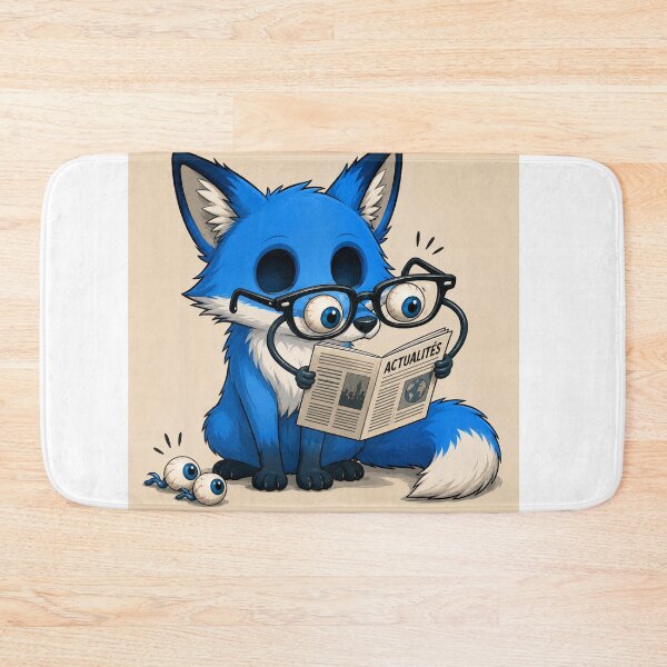 Item preview, Reading fox with glasses designed and sold by Axokris.
