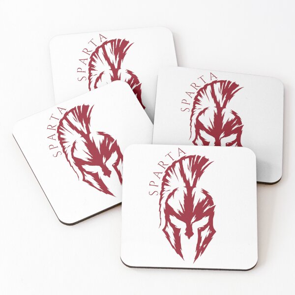 Item preview, Sparta Warrior Helmet – Red Ancient Greek Spartan Design designed and sold by Fradikal.