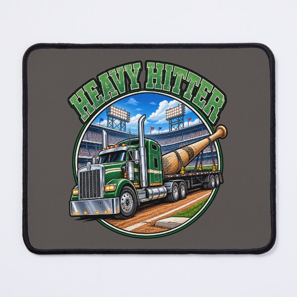 Item preview, Heavy Hitter – Green Semi Truck & Baseball Bat designed and sold by NomadForge.