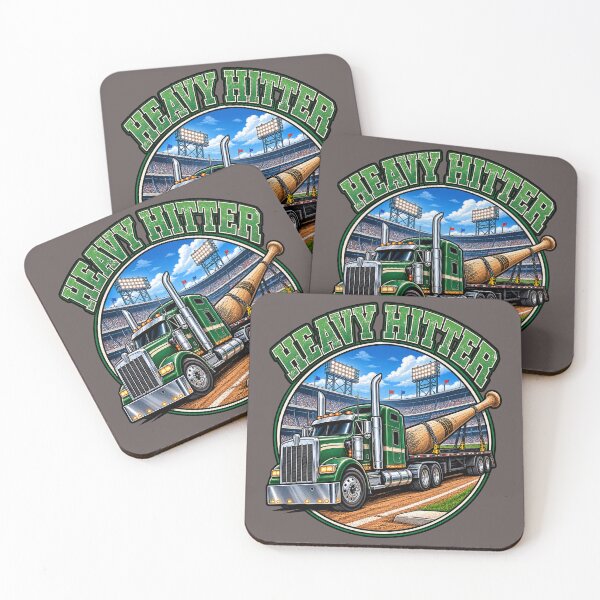 Item preview, Heavy Hitter – Green Semi Truck & Baseball Bat designed and sold by NomadForge.