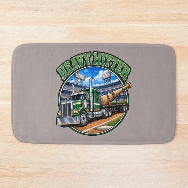 Item preview, Heavy Hitter – Green Semi Truck & Baseball Bat designed and sold by NomadForge.