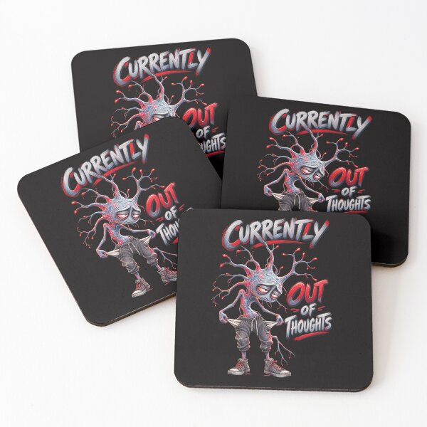 Item preview, Currently Out of Thoughts – Tired Brain Cell Humour designed and sold by Tadeusz1.