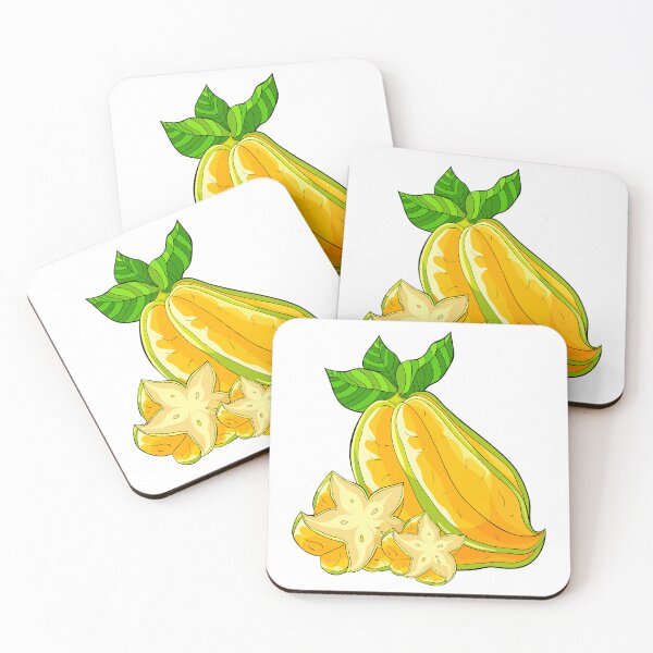 Item preview, Exotic Tropical Star Fruit Carambola Illustration designed and sold by OrPolly.