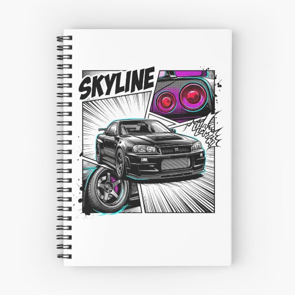 Item preview, Retro 90s Nissan Skyline R34 GT-R - Vintage JDM Legend designed and sold by Karlitox1988.
