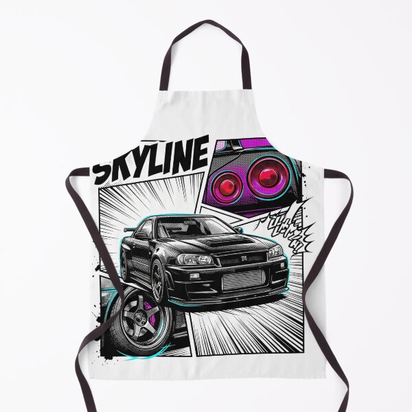 Item preview, Retro 90s Nissan Skyline R34 GT-R - Vintage JDM Legend designed and sold by Karlitox1988.