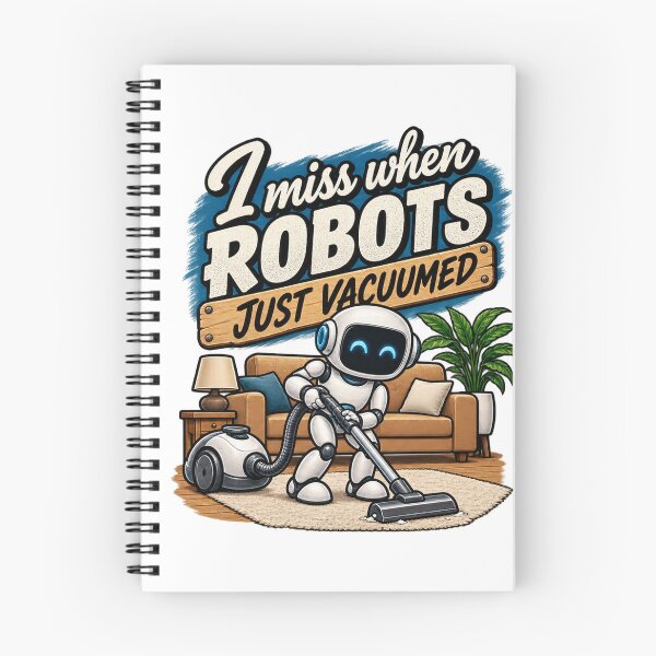 Item preview, I miss when robots just vacuumed designed and sold by Threadquarters.