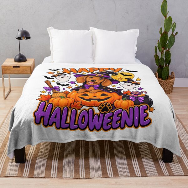Item preview, Happy Halloweenie Dachshund – Cute Witch Dog Halloween designed and sold by afr-saad.