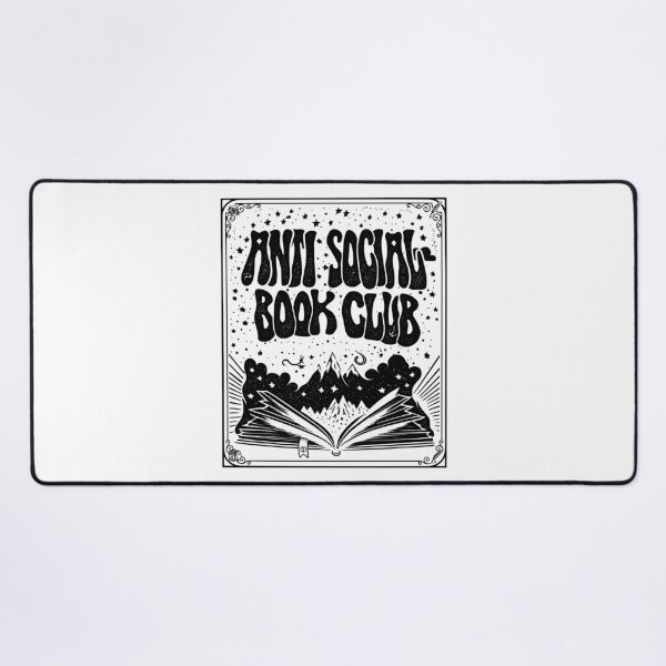 Item preview, Anti Social Book Club Retro Groovy Book Mountain Illustration designed and sold by Shopeon Designs.