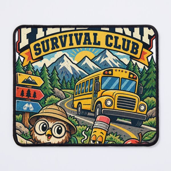 Item preview, Field Trip Survival Club — Funny Teacher Back to School Adventure designed and sold by GSideArtStore.