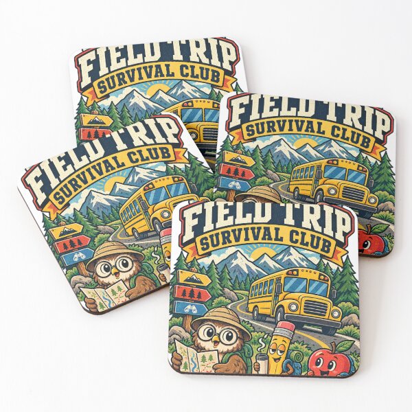 Item preview, Field Trip Survival Club — Funny Teacher Back to School Adventure designed and sold by GSideArtStore.