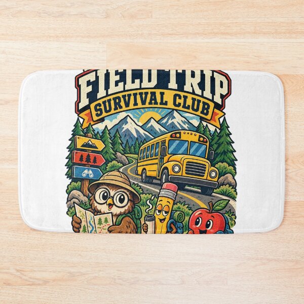 Item preview, Field Trip Survival Club — Funny Teacher Back to School Adventure designed and sold by GSideArtStore.