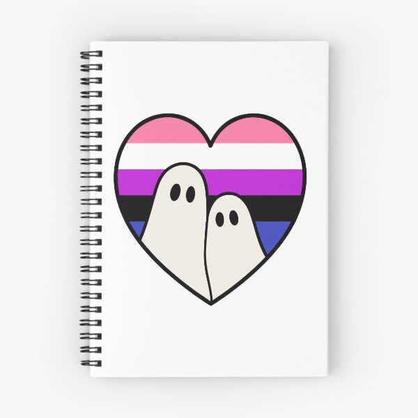 Item preview, Genderfluid Ghosts - Spooky Kawaii Pride Halloween designed and sold by Cannaxes Studio.