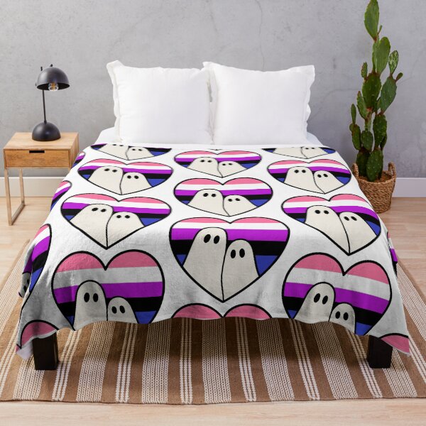 Item preview, Genderfluid Ghosts - Spooky Kawaii Pride Halloween designed and sold by Cannaxes Studio.