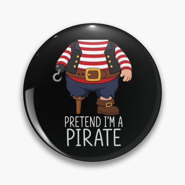 Item preview, Pretend I'm A Pirate Last Minute Lazy Easy Halloween Costume designed and sold by clothesy7.