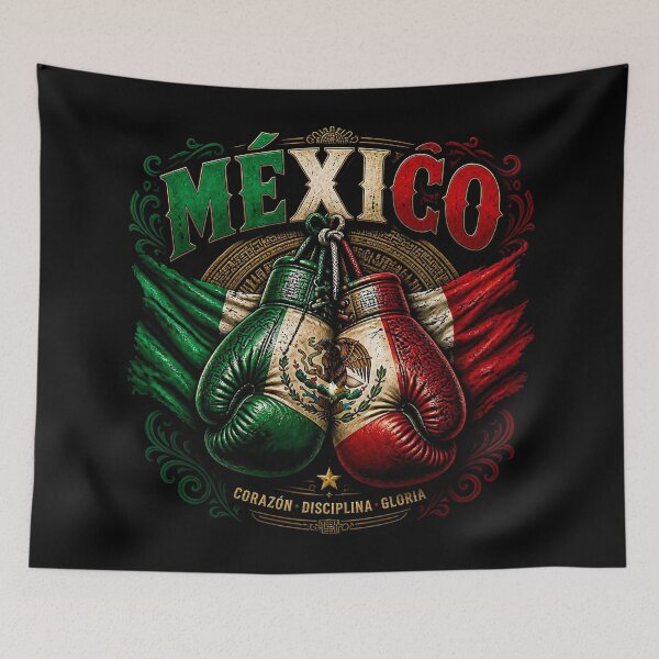 Item preview, Mexican Boxing Heritage – Corazón, Disciplina, Gloria designed and sold by ForzaDesigns.