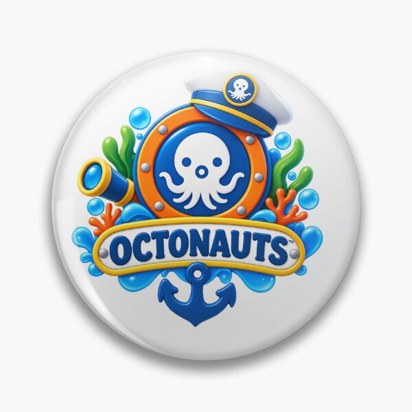 Item preview, Octonauts Logo PNG Transparent – Creative 3D Ocean Adventure Badge designed and sold by Naresh-pinjani.