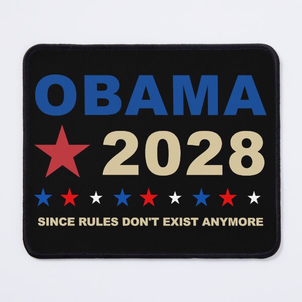 Item preview, Funny Political, Since Rules Don't Exist Anymore Obama 2028, Vintage Retro Style, Political Humor designed and sold by Cchotlan.