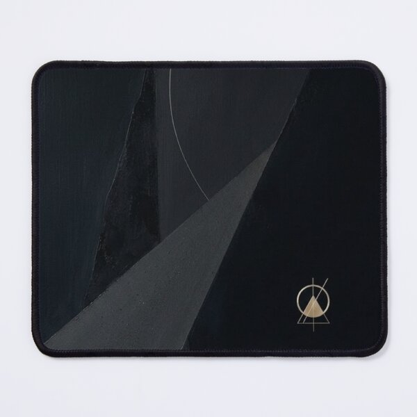 Item preview, Celestial Geometry: Black and Muted Gold Minimalist Art designed and sold by Zaramodo.
