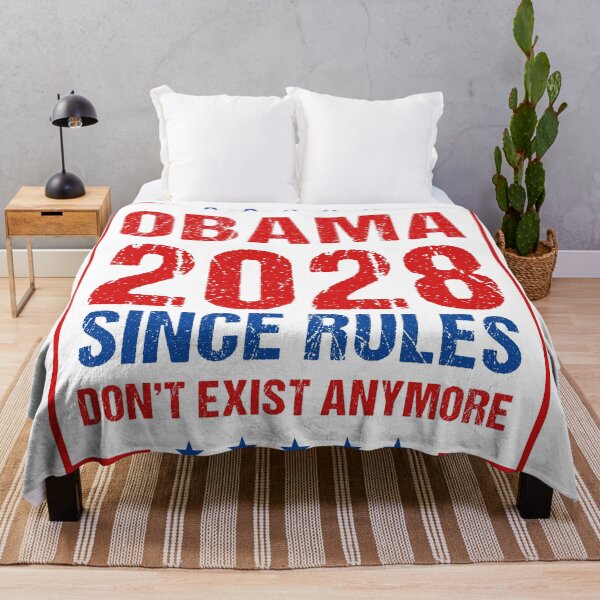 Item preview, Obama 2028 Since Rules Don't Exist Anymore, Funny Vintage Political Humor designed and sold by Cchotlan.