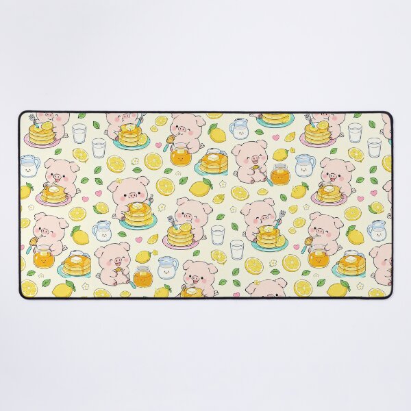 Item preview, Piggy Lemon Pancake Pattern designed and sold by Soft Berry Studio.
