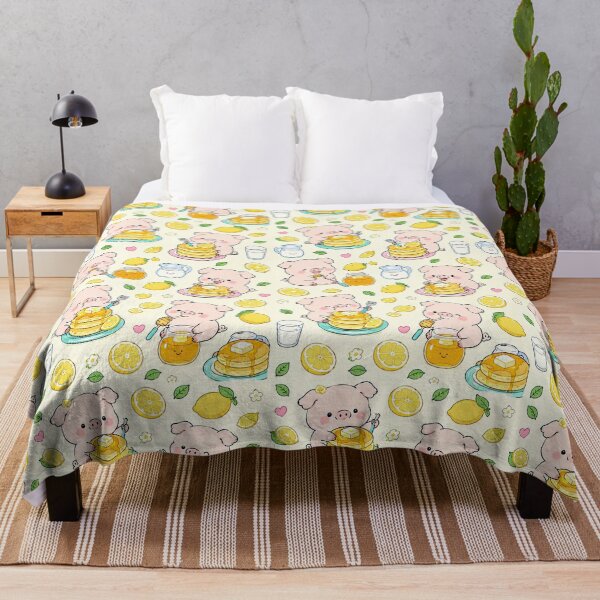 Item preview, Piggy Lemon Pancake Pattern designed and sold by Soft Berry Studio.