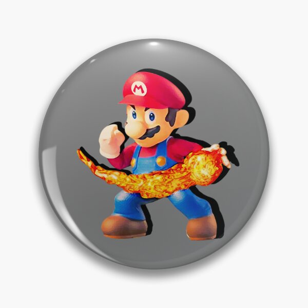 Item preview, Mario super smash hand painted designed and sold by Lowfidesigns.