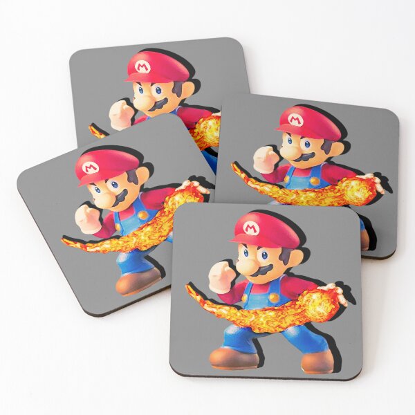 Item preview, Mario Super Smash pintado a mano designed and sold by Lowfidesigns.