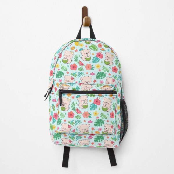 Item preview, Piggy Tropical Coconut Pattern designed and sold by Soft Berry Studio.